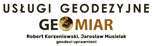 logo Geomiar s.c. Usługi geodezyjne. Korzeniowski Robert, Musielak Jarosław